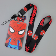 ป้ายห้อยบัตร Spiderman Cardholder กรอบใส่บัตร พร้อมสายผ้าคล้องคอ ที่ใส่บัตรกรอมบัตร สายคล้องบัตร ใส่