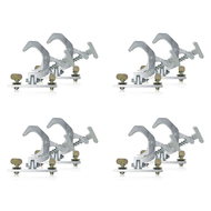 6X Aluminum Fold Clamp Hooks Stage Light Fold Hanging Hook Loading 150Kg 42-61mm Truss Tube 230W 7R/