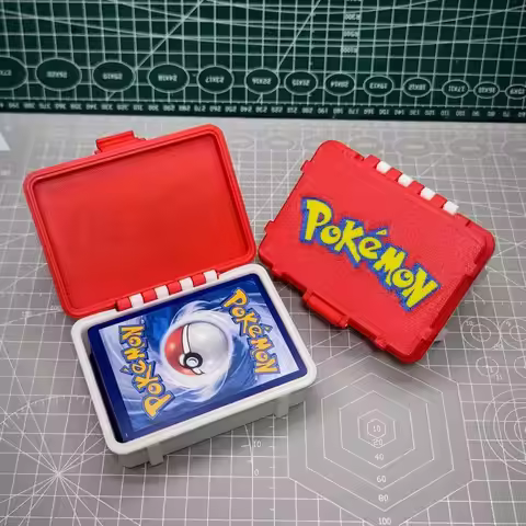 Pokémon PTCG card storage box, Yu-Gi-Oh, Ultraman, star album card box, Poké Ball automatic box, des