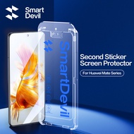 SmartDevil Screen Protector for Huawei Mate 60 Mate 50 Mate 30 Huawei P50 P40 P30 Nova 7 Nova 6 Nova 5 Pro Nova 5T Honor 30 20 Pro Full Coverage Tempered Glass Film with Quickly Easy Installation Tool