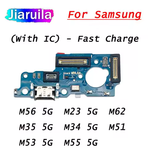 Dock USB Charger Board Port Connector Charging Flex Cable For Samsung M56 5G M566B M54 5G M55 5G M23