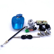 Motorcycle Accessories GZ150-A Set Lock GZ125HS Fuel Tank Cap Electric Door Lock Key Side Box Lock