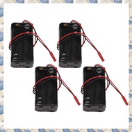 (SDRB) 4Pack 6V 4XAA Battery Container Case Holder Pack Box JST Plug Receiver for Redcat 1/8 1/10 RC