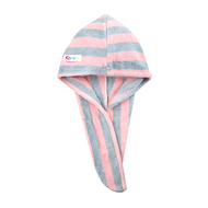 Konvy Dry Hair Cap #Pink & White / #Pink & Green [1pcs]
