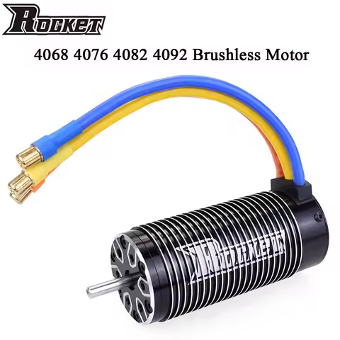SURPASS HOBBY ROCKET RC 4092 4082 4076 4068 4P Sensorless Motor Waterproof Brushless Motor for 1/8 R