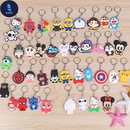 BF Cute Cartoon Marvel Key Chain PVC Keychains Portable Keyfob Gift