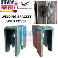 WELDING DOOR BRACKET WITH COVER / WELDING EAR / BRACKET PINTU PAGAR DOOR EAR TELINGA GRILL BESI