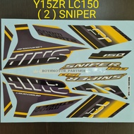 Y15 Y15ZR LC150 YAMAHA SNIPER-150 ( 2 ) BODY COVER STRIPE STICKER PHILLIPINE