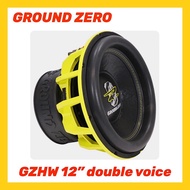 Ground-zero GZHW ขนาด 12” ลำโพงรถยนต์ ซับวูฟเฟอร์ 12 นิ้ว สินค้าใหม่