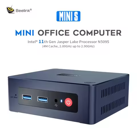 Beelink Mini S Mini PC Celeron N5095 or Alder Lake N95 8GB/16GB DDR4 256GB/512GB SSD Windows 11 Pro 