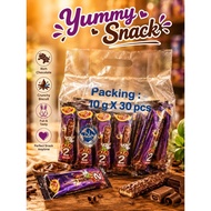 (30pieces) Win 2 Sticks Chocolate Coated with Chocolate Filling Snacks Halal