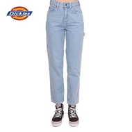 DICKIES WOMENS ELLENDALE DENIM - VINTAGE AGED BLUE - กางเกง กางเกงขายาว ผู้หญิง