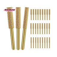 30Pcs  Chainsaw Sharpener 3 Size Chainsaw Sharpener Bits, For Chain Saw, (5/32inch, 3/16inch, 7/32in
