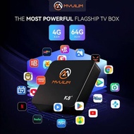 MYVIUM K8+ Android Media Player (4GB RAM + 64GB ROM) Smart TV Box