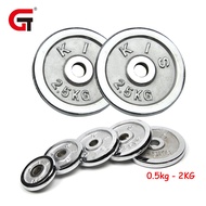 Dumbbell Plate Weight Plate / Barbell Gym Plates Per Pc (0.5kg - 2kg) Aperture 26-28mm