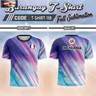【Spot Products】 BARANGAY TSHIRT full sublimation for men - SK CHAIRMAN