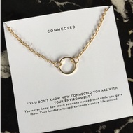 KOREAN WOMEN'S NECKLACE WITH MEANING - CONNECTED