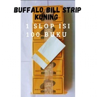 Kertas Linting Buffalo Bill strip kuning 1 slop isi 100