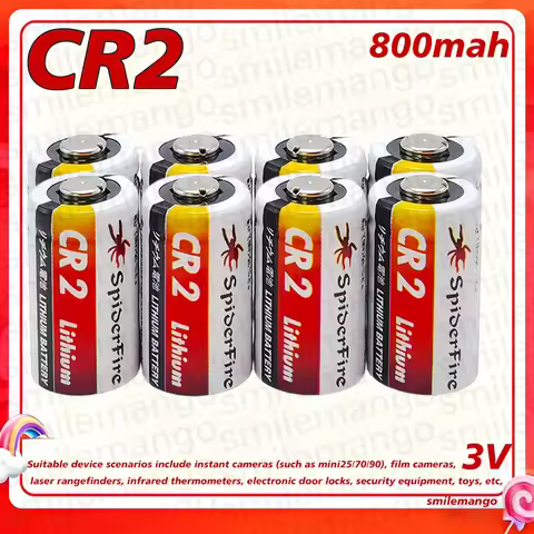 New CR2 CR15H270 DLCR2 ELCR2 CR15266 3V Lithium Battery For Digital Camera Printer Rangefinder Flash