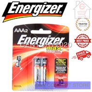 ENERGIZER Max AA/AAA Battery LR6 Alkaline 1.5V AA/AAA Batteries 2pcs per card