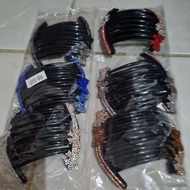 PARTY HAIR BUN WITH GEM ACCESSORIES IMPORTED HAIR BUN HAIR BUN IMPORTED HAIR BUN/