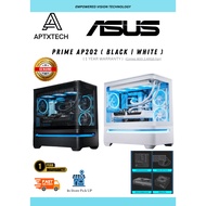 ASUS PRIME AP202 MATX CASING w 3 ARGB Fan (Black|White)