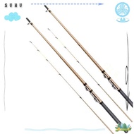 SUHUHD Fiberglass Raft Fishing Rod, High Elasticity 1.3 Meters Shore Casting Rod, Fishing Rod 1.8 Me