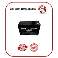 BACKUP  BATTERY VOLT SPEC 12V 7AH Rechargeable Seal Lead Acid Battery