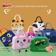 BEAUTY Cartoon Stereoscopic Lunch Bag, Thermal Portable Insulated Lunch Box Bags, Lunch Box Accessories  Cloth Thermal Bag Tote Food Small Cooler Bag