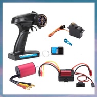 (XCTS) RC Car Brushless Motor RC Car Metal Steering Servo RC Car 35A Brushless ESC RC Upgrade Parts