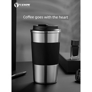 保温瓶 tyson tumbler Vanow Coffee Cup Portable Male Female Office Student 316 Stainless Steel High-valu