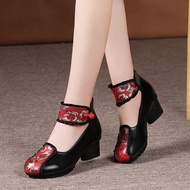รองเท้าส้นสูงเปิดใหม่ของรองเท้าหนังแท้สตรีรองเท้าผู้หญิง MODE Korea