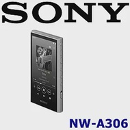 SONY NW-A306 袖珍便攜好音質 觸控螢幕音樂播放器 公司貨保固12+6個月 3色 灰色