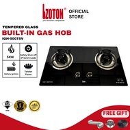 IZOTON Tempered Glass Built-in Hob IGH-5007SV Dapur Gas Masak Cooking Stove Kitchen Appliances煤气炉