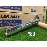 EJM Y80 EXHAUST PIPE ASSY // MUFFLER EKZOS PIPE COMP Y-80 Y 80 STANDARD STD EJM (Y1)
