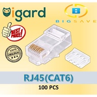 RJ45-Cat6 MODULAR PLUG (8P8C) 100PCS