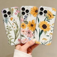 Lovely flowers Phone Cover For Samsung Galaxy A53 A36 A26 A15 A12 A13 A73 A33 A52 A22 5G Soft Clear 
