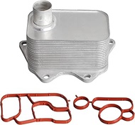 Engine Oil Cooler with Gasket Kit 06J117021D,Fits for EA888 Engine,For Volkswagen Passat Jetta GTI T