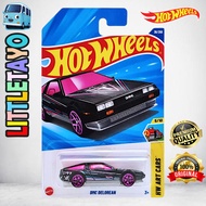 Hot Wheels DMC Delorean Black Diecast Sports Car Muscle Car