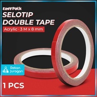 TaffPACK 3M 8mm Acrylic Double Tape - SC-3M