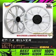 RIM MOTOSIKAL COMSTAR SPORT RIMS CT-14 1.60X17(DISC,F) 1.85X17(DRUM,R) YAMAHA LC135 4S,LAGENDA SRL11