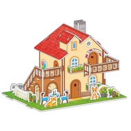 DIY 3D Puzzle Snow GARDEN 666-34 Foam Material Educational Toys for Children