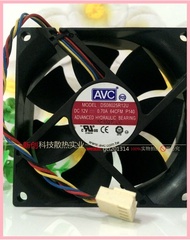 Brand New AVC 8025 8CM Hydraulic Fan 4-Wire PWM Temperature Control DS08025R12U P158 0.70A