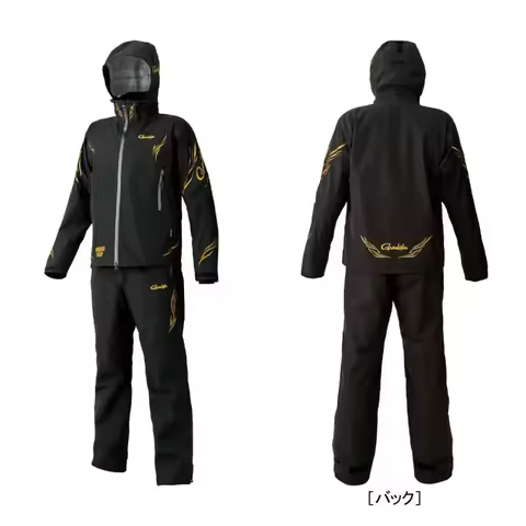 NEW Gamakatsu Waterproof Fishing Clothing Set for Men Thin Breathable Windproof Jacket Overall Pants