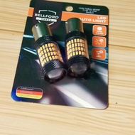 Bellford LED Turn Signal Bulb Ba15s yellow pair