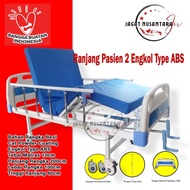 Terbaru Tempat Tidur Pasien Rawat Inap ABS 2 Engkol 2 Crank Distributor Bed Pasien 2 Crank ABS Ranja