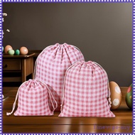 [FinevipsMY] 3pcs Easter Gift Bag, Baby Shower Gift Wrapping Bags, Drawstring Burlap Bag, Burlap Eas