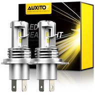 AUXITO M3 H4 9003 Led Headlight Bulbs, 12000Lm Per Set 6500K Xenon White For High And Low Beam Hi/Lo
