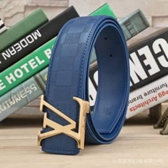 NY5d LV belts men's belts New Belt belts wild Society young and middle-aged letter head belts (count