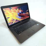 Laptop Layar 17inc Profesional Editor/Render/Gaming Hp Zbook 17 G3 - Ram 32gb - Dual vga Nvidia Quad